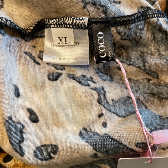 NWT animal print skirt size XL by Urban Coco - Picture 7 of 9